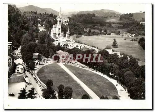 Moderne Karte Lourdes La Basilique La Basilique Souterraine St Pie