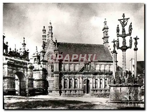 Cartes postales moderne Saint Thegonnec Le Calvaire L&#39Ossuaire Et l&#39Arc De Triomphe