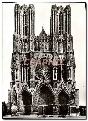 Cartes postales moderne Reims La Cathedrale Notre Dame