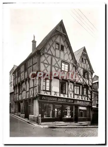 Moderne Karte Bourges Le Maison dite de Jacques Coeur