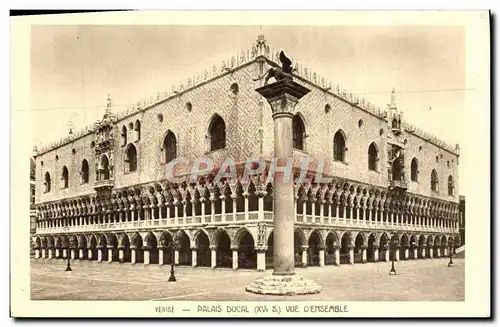 Cartes postales Venise Palais Ducal Vue d'Ensemble