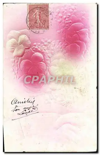 Cartes postales Fantaisie Fleurs