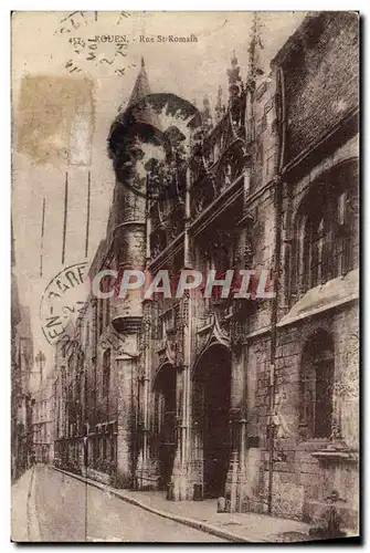 Cartes postales Rouen Rue St Romain