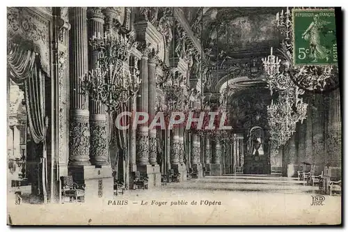 Ansichtskarte AK Paris Le Foyer Public de l&#39Opera