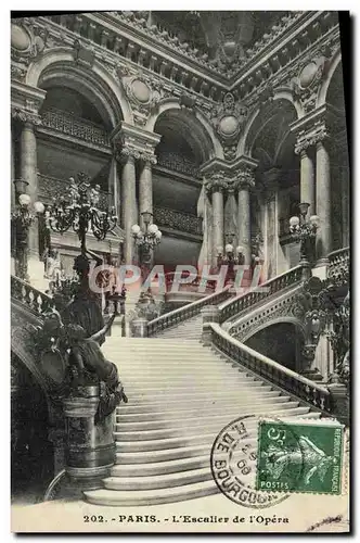 Cartes postales Paris L&#39Escaller de l&#39Opera