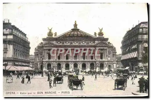 Ansichtskarte AK Paris l&#39Opera Edite par le Bon Marche Paris