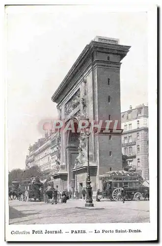 Ansichtskarte AK Paris Le Porte Saint Denis Petit Journal