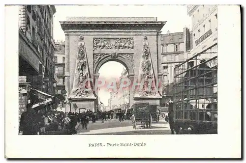 Cartes postales Paris Porte Saint Denis