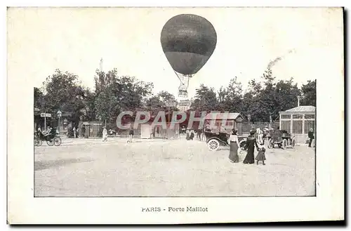 Ansichtskarte AK Paris Porte Maillot Ballon Mongolfiere