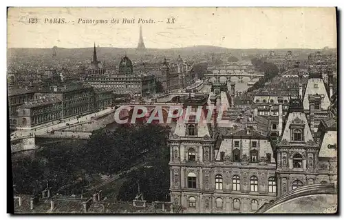 Ansichtskarte AK Paris Panorama Des Huit Ponts