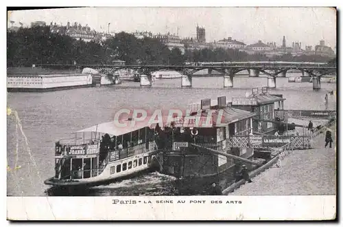 Cartes postales Paris La Seine Au Pont Des Arts
