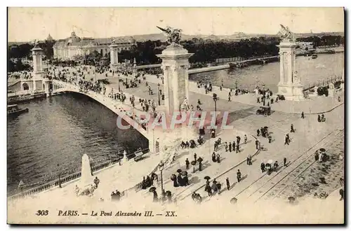 Cartes postales Paris Le Pont Alexandre III