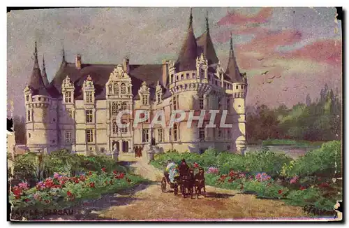 Cartes postales Azay le Rideau Chateau