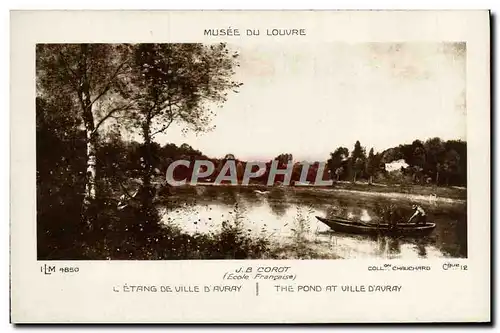 Cartes postales Musee Du Louvre L&#39Etang De Ville D&#39Avray