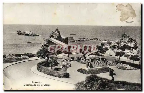 Cartes postales Biarritz L&#39Esplanade De La Vierge