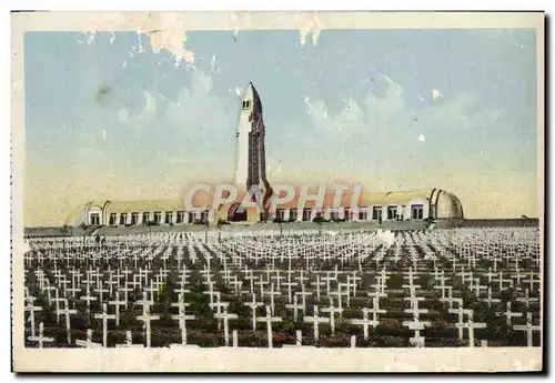 Cartes postales L&#39ossuaire Et Le Cimetiere National De Douaumont