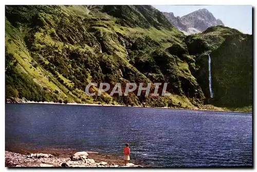 Moderne Karte Le Lac D&#39Oo et sa Cascade