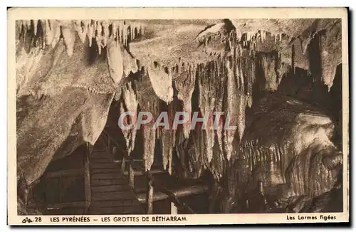 Ansichtskarte AK Les Pyrenees Les Grottes de Betharram Les larmes figees