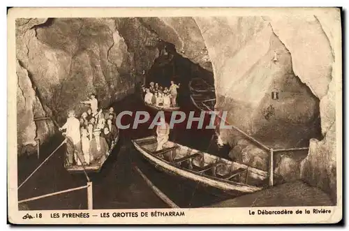 Ansichtskarte AK Les Pyrenees Les Grottes de Betharram Le debarcadere de lar iviere