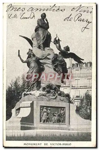 Ansichtskarte AK Monument de Victor Hugo Paris