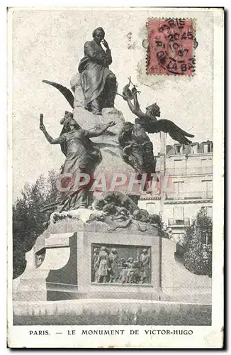 Ansichtskarte AK Paris Le Monument de Victor Hugo