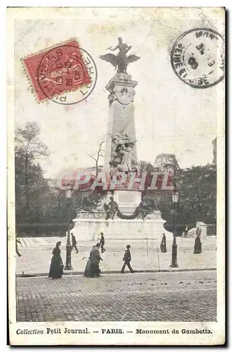 Ansichtskarte AK Collection Petit Journal Paris Monument de Gambetta