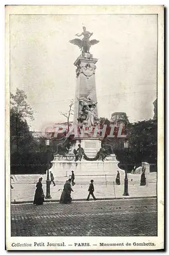 Ansichtskarte AK Collection Petit Journal Paris Monument de Gambetta