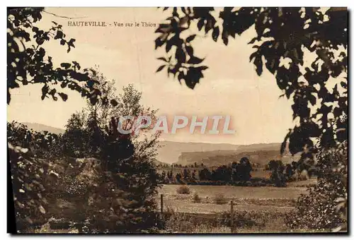 Cartes postales Hauteville Vue sur le Thiou