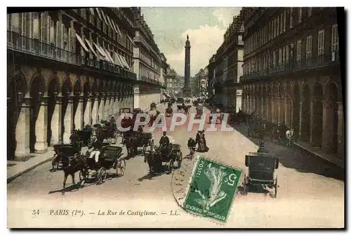 Cartes postales Paris La Rue De Castiglione