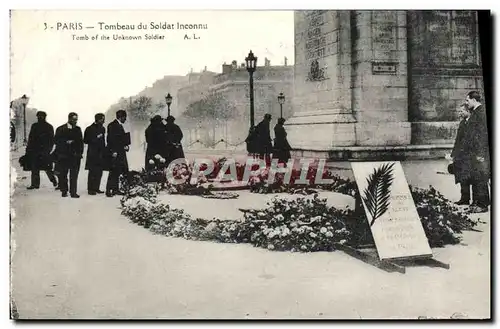 Ansichtskarte AK Paris Tombeau Du Soldat Inconnu Militaria