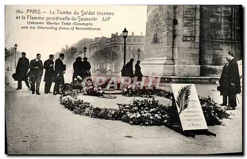 Ansichtskarte AK Paris Tombeau Du Soldat Inconnu Militaria