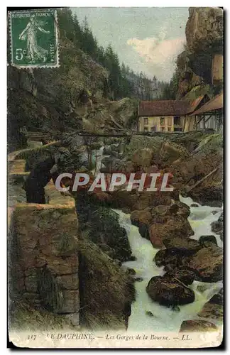 Cartes postales Le Dauphine Les Gorges De La Bourne