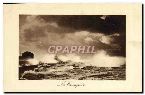 Cartes postales La tempete