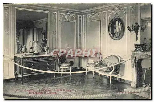 Cartes postales Parc de Versailles Le Chateau Petit Trianon La chambre a coucher