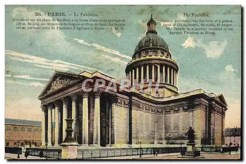 Cartes postales Paris Le Pantheon