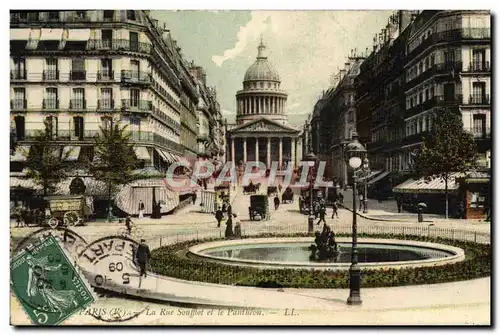 Ansichtskarte AK Paris La Rue Souffiot et le Pantheon