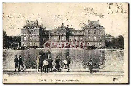 Cartes postales Paris Palais du Luxembourg Enfants