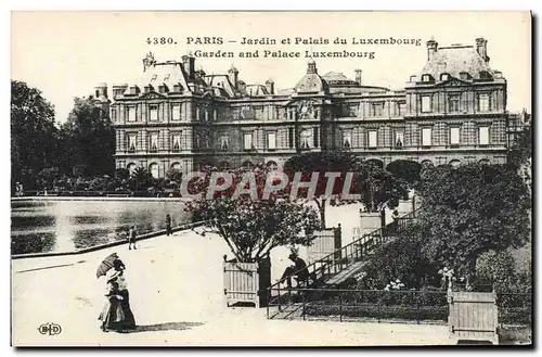 Cartes postales Paris Jardin et Palais du Luxembourg