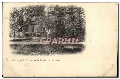 Cartes postales Versailles Parc petit Trianon Le Boudoir