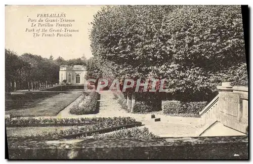 Cartes postales Palais de Versailles Parc du Grand Trianon Le pavillon Francais