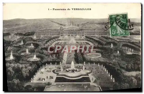 Cartes postales Palais de Versailles Panorama