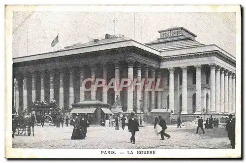 Cartes postales Paris La Bourse