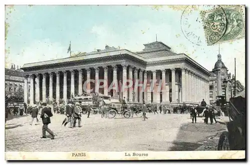 Cartes postales Paris La Bourse