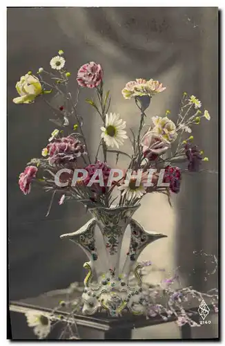 Cartes postales Fantaisie Fleurs