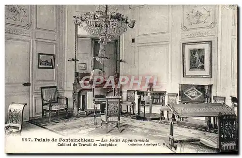 Ansichtskarte AK Palais de Fontainebleau Les Petits Appartements Cabinet de travail de Josephine