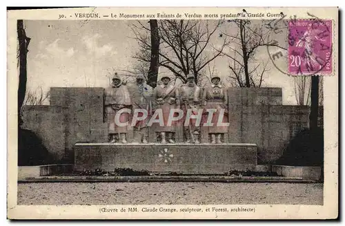 Ansichtskarte AK Verdun Le Monument aux Enfants de Verdun Militaria