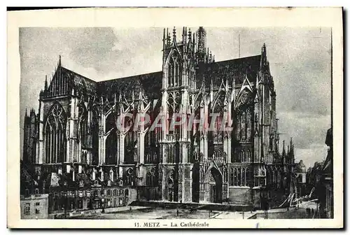 Cartes postales Metz La Cathedrale
