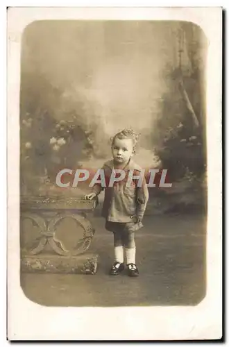 CARTE PHOTO Enfant