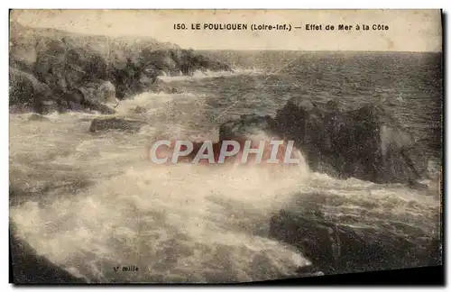 Cartes postales Le Pouliguen Effet de Mer a la Cote