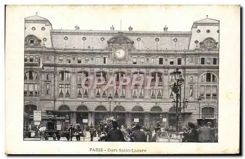 Cartes postales Paris Gare Saint Lazare